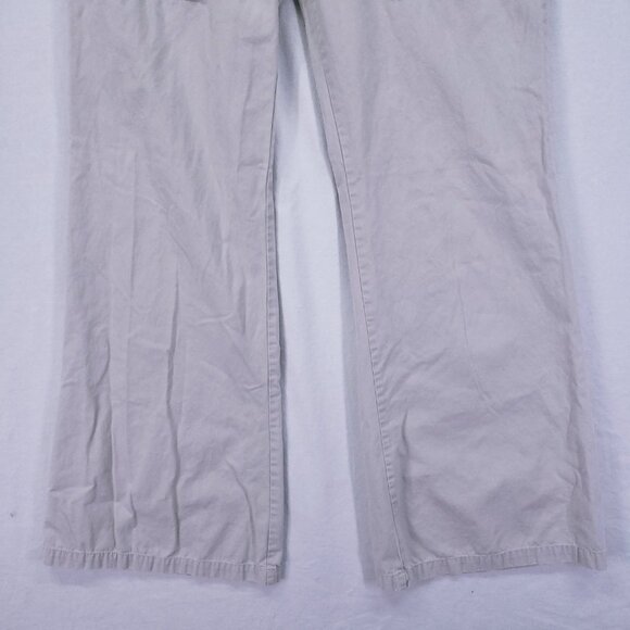 Paris Blues Soulmate Beige Button Up Front Pockets Wide Leg Cargo Pants Size 7 - Picture 8 of 15